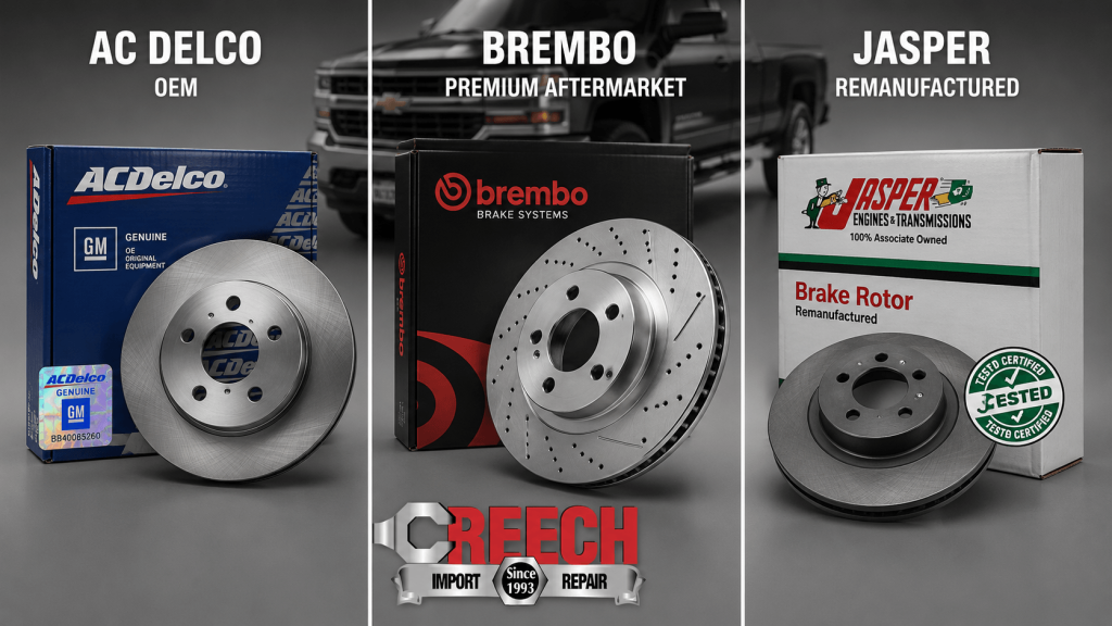 OEM vs aftermarket vs rebuilt parts