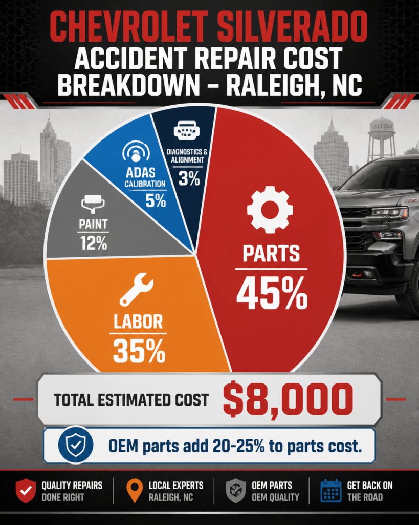 accident repair Silverado