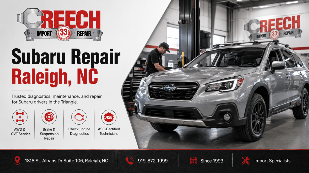 Subaru Repair Raleigh NC