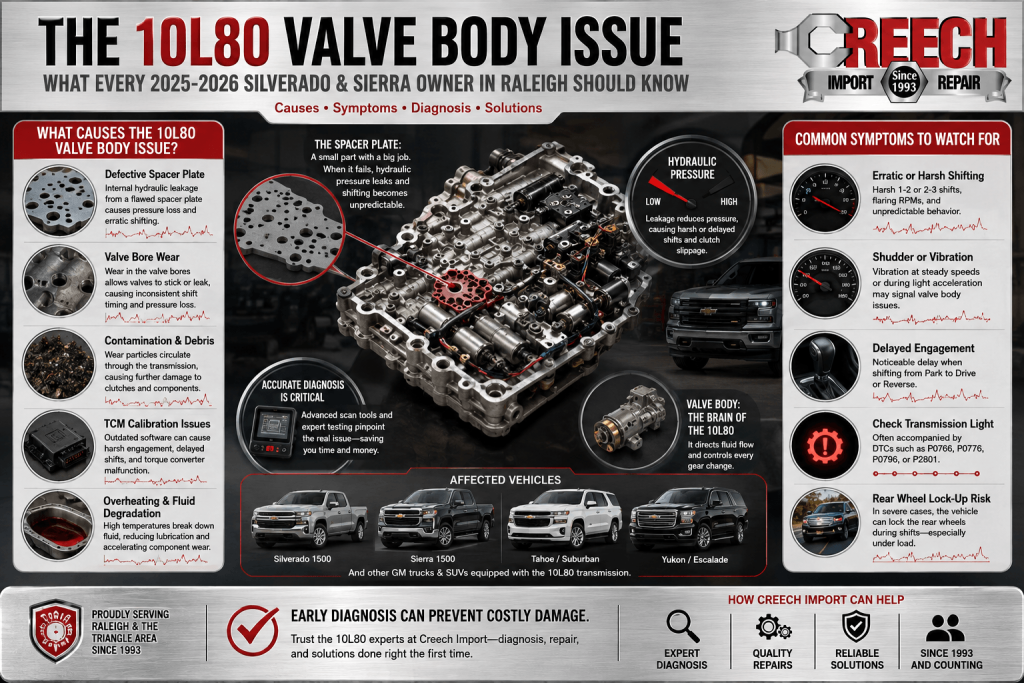 10L80 valve body issue