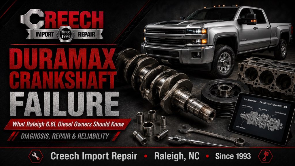 Duramax crankshaft failure diagnosis