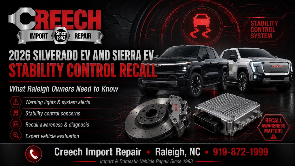 Silverado EV stability control recall