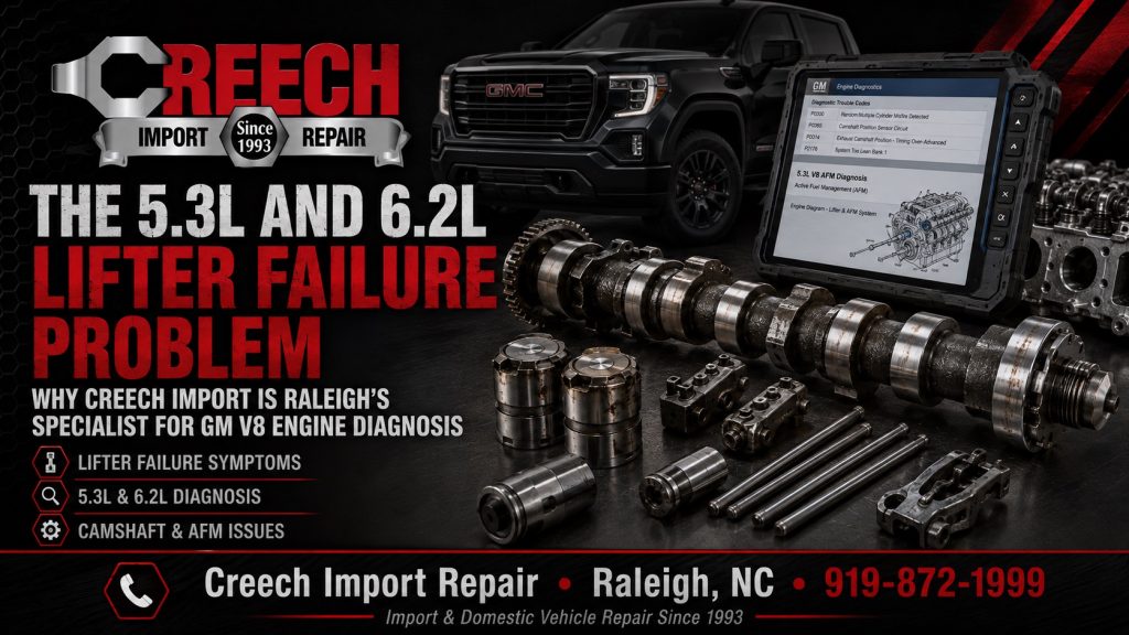 GM lifter failure diagnosis