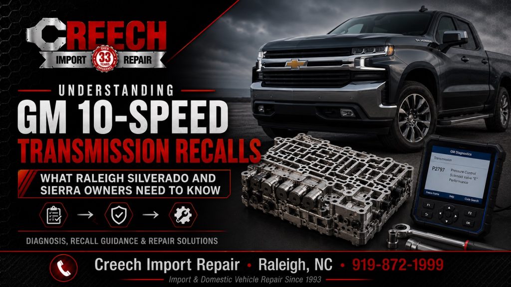 GM 10-speed transmission recall
